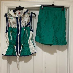 Windbreaker Short Set by Active Frontier